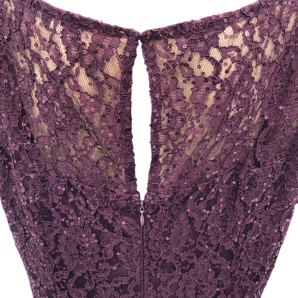 SL Fashions Sequined Lace MIDI Dress size 18 - Picture 10 of 14